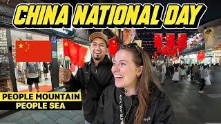 FIRST TIME Celebrating CHINA NATIONAL DAY  (People Mountain, People Sea)