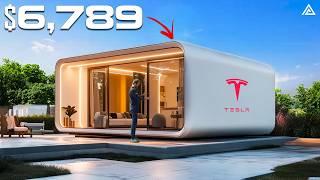 Elon Musk Reveals Tesla Tiny House Is HERE! Most Advanced PREFAB HOME in the World For $6,789