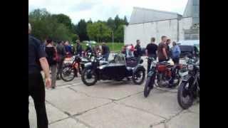 1/4 Oldtimermotorrad-Gedenkfahrt  "Grillenburger Dreieck-1.Sachsenring" 19.07.2009 Klingenberg