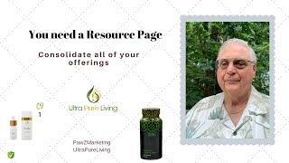 Why you need a resource page