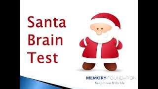 Santa Brain Test. Can you control what your brain sees? Take two minutes to find out.