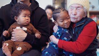 MEETING OUR KOREAN GREAT GRANDMOTHER FOR THE FIRST TIME! 안녕 할머니 VLOGMAS DAY 2