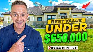 ULTIMATE Modern Farmhouse Tour on Acreage Loaded With Upgrades UNDER $650,000 | San Antonio Texas