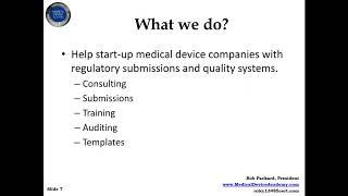 What Does Medical Device Academy Do?