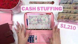 Cash Stuffing | $1,210 | Cash Stuffing Envelopes | Dave Ramsey Inspired