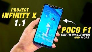 POCO F1 - Project Infinity X 1.1 Official - Android 14 - Depth Wallpaper & More New Features