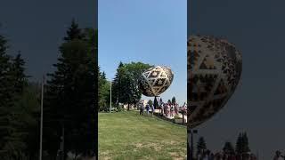 Giant Easter Egg at Vegerville Alberta Canada