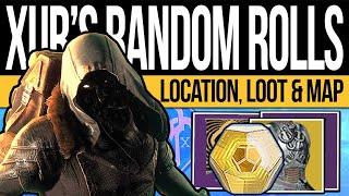 Destiny 2 | XUR'S DLC EXOTICS! NEW Random Rolls, Xur Location & Exotic Loot | 14th August