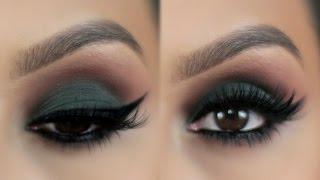 OLIVE GREEN SMOKEY EYE MAKEUP TUTORIAL | BEAUTYYBIRD