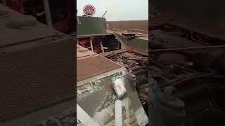 Scrap metal, lots of scrap metal: the invaders' 108th BMD-2 infantry fighting vehicle was destroyed