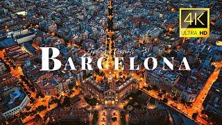 Barcelona, Spain  in 4K 60FPS ULTRA HD Video by Drone