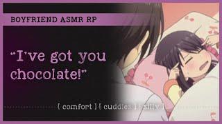 Period comfort from your dorky boyfriend (ASMR RP M4F)  [comfort] [cuddles] [silly]