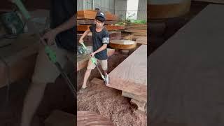 Nhiều bác không biết bảo tắm cho gỗ #Sonsapgo #chiengodo #songo #camhong #wood