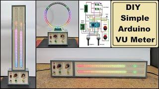 How to make simple Arduino RGB Led strip  VU Meter