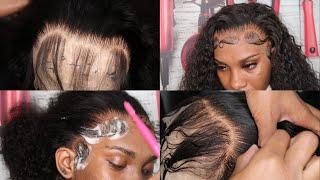 How To Pluck, Customize, Prep, Install Your Frontal Wig Ft CurlyMe Hair Collection