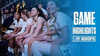 LIU at Michigan | Highlights | Big Ten Women's Basketball | 11/20/2024