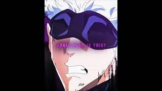 Gojo met Aura Farmer Sung Jin Woo ️ || Jujutsu kaisen × Solo Leveling #gojo #jinwoo