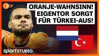 Niederlande – Türkei Highlights | Viertelfinale, UEFA EURO 2024 | sportstudio