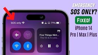 iPhone 14's: How to Turn Off Emergency SOS only! [Fix 'SOS only' Status bar]