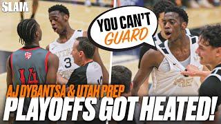 AJ Dybantsa GOT HEATED in Playoff Matchup  | Utah Prep vs The Fort