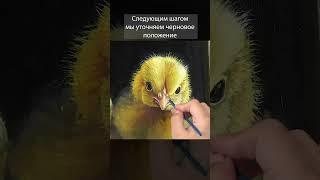 Как нарисовать объемных цыплят?