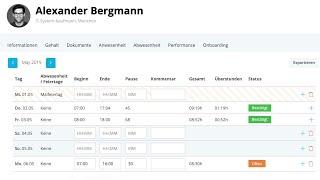 Arbeitszeiterfassung mit Personio