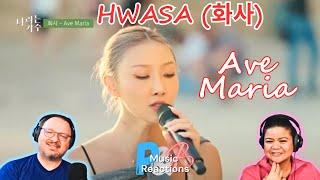 Hwasa 화사 "Ave Maria" (Busking in Spain Live) | Couples Reaction!