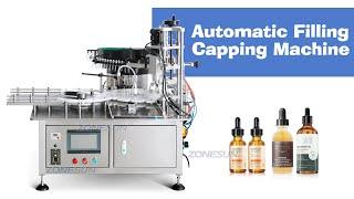 How to use ZS-AFC7A Automatic Tincture Dropper Bottle Filling Capping Machine