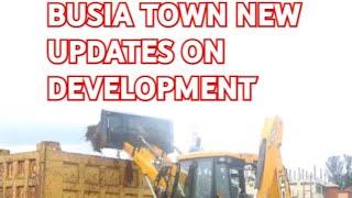 New developments in busia town today as the main busia Kisumu highway is expanded/Busia CBD tour!