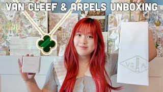 Van Cleef & Arpels Unboxing: Alhambra Malachite & Agate