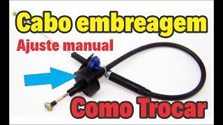 Como trocar o cabo de embreagem com ajuste manual   GOLF MK3 - Manual Clutch Cable Golf 3