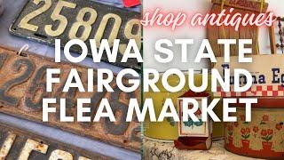 How Could This Happen??? Iowa State Fair Flea Market Antiques Shopping & River Bend Home Tour