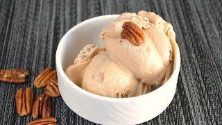 Browned Butter Pecan Ice Cream Recipe - With or Without a Machine | Cooking With Carolyn