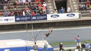 Luigi Colella of Thousand Oaks clears 17-0 3/4 in pole vault