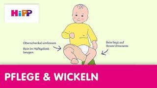 Hüftschonend wickeln – die besten Wickeltipps für Babys | HiPP Ratgeber: Pflege & Wickeln