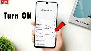 How To Turn ON NFC & Contactless Payments Samsung A16