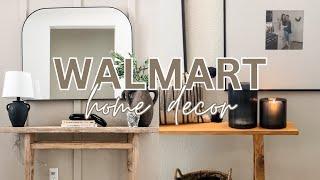 *NEW* WALMART HOME DECOR & HOW I STYLE IT IN OUR HOME | Clean & Simple decorate with me 2024