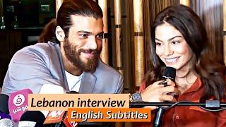 Demet & Can - Lebanon interview (english subs)