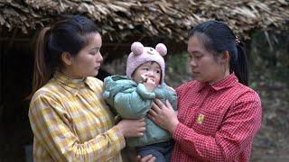 Picking cauliflower to sell at the market, Tu Nhat helps Ly Tieu Ha when single and raising a child.