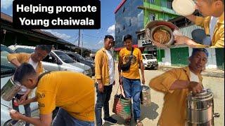 Helping promote Young Naga Chaiwala || Kiphire Town || Vino Naga vlog