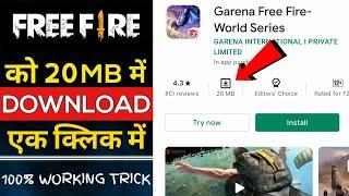 Free fire ko 20mb mein download kaise kare || How to download free fire under 20MB || #freefire