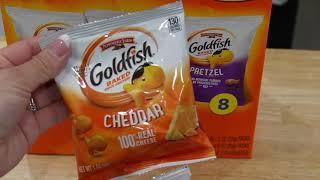 REVIEW Goldfish Crackers Big Smiles with Cheddar