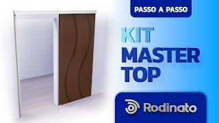 Como instalar kit para porta de correr Rodinato:  Kit Master TOP