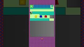 2D Squares vs. Impossible Track: Who Survives? - Square Race 🟦🟥🟨🟩