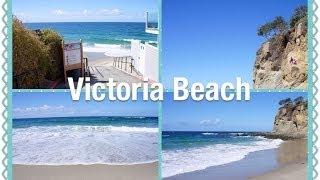 Beautiful & Relax Victoria Beach | Laguna Beach | Ocean Waves Sound + Music Relaxation Video