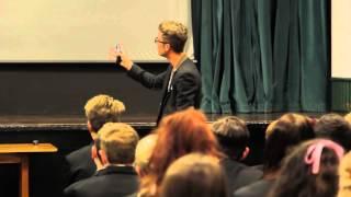 Intro to Perry Power of Power Bespoke Motivational Talk to Students at Oakwood School, Horley