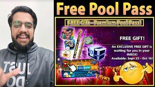  Free Gift - Premium Pool Pass  8 Ball Pool Free Pool Pass 2024  8 Ball Pool New Pool Pass Season