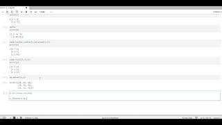 Matrix Operations Using Numpy