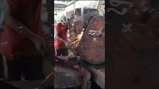 saw blade hits heirloom in wood #youtube #shorts #america #blade #sawmill #woodworking