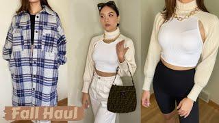 FALL HAUL + TRY ON | ZARA | H&M | BOOHOO | SIMPLYSHELLABY